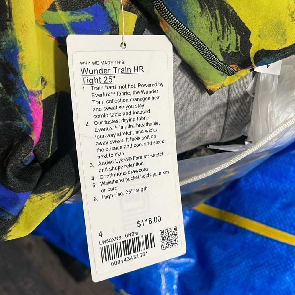 Wunder train HR Tight 25” Sz. 4 - Picture 3 of 5